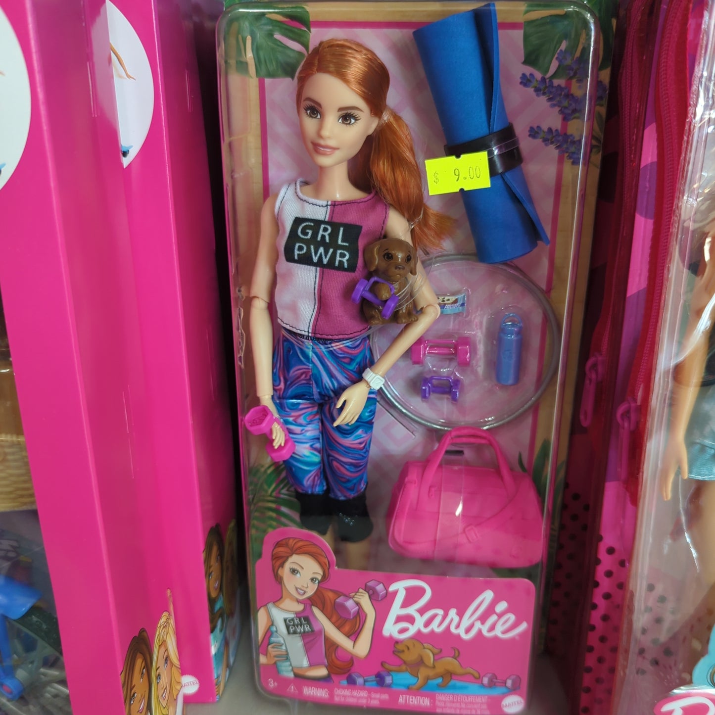 You Can Be Anything Barbie Toy Gym Bag