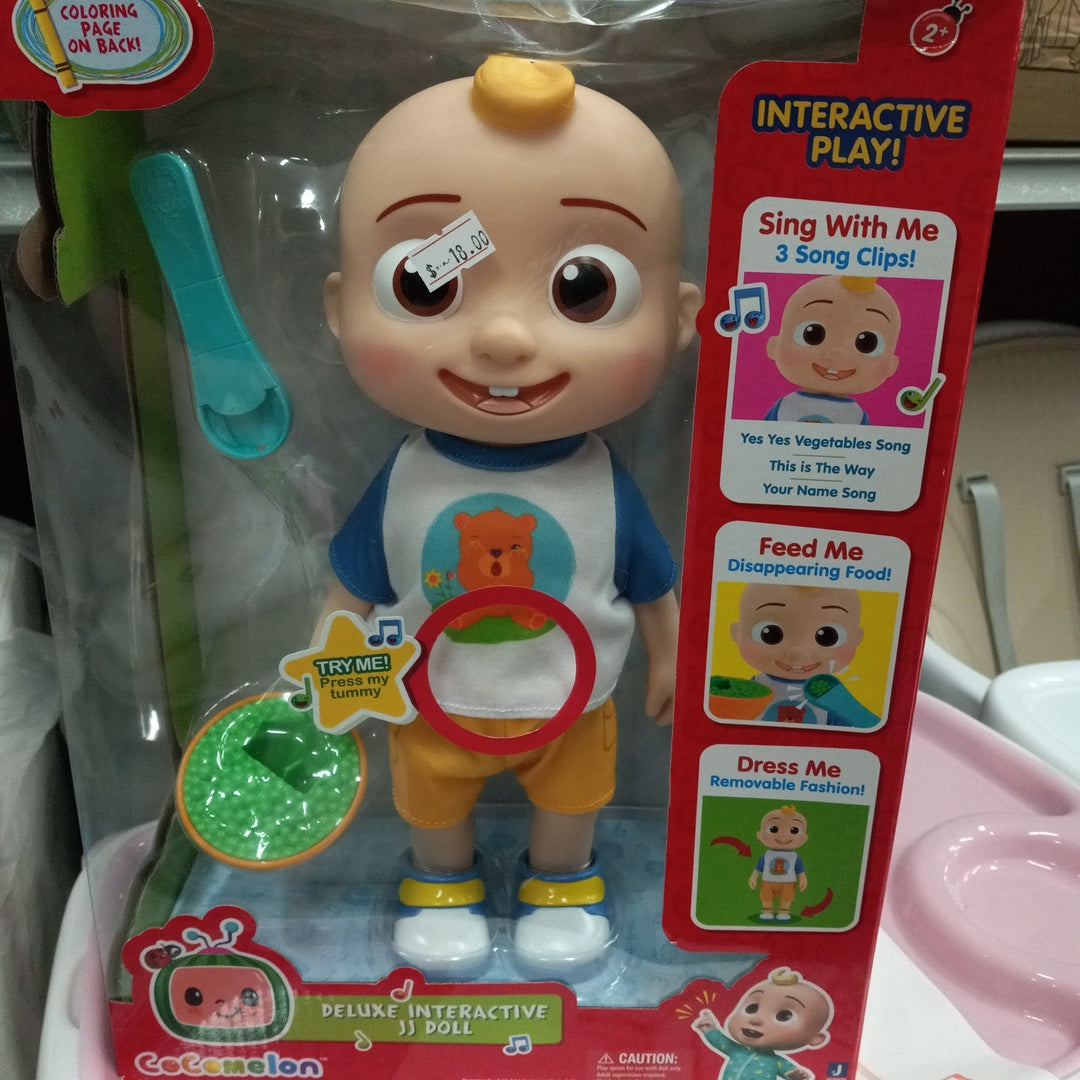 Cocomelon Deluxe Interactive JJ Doll Toy