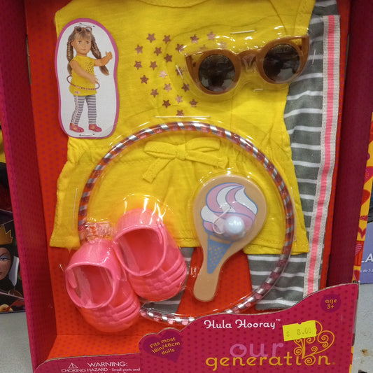 Our Generation Hula Hooray Outfit Toy