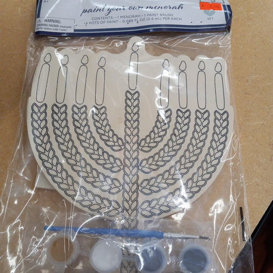 Paint Your Own Menorah