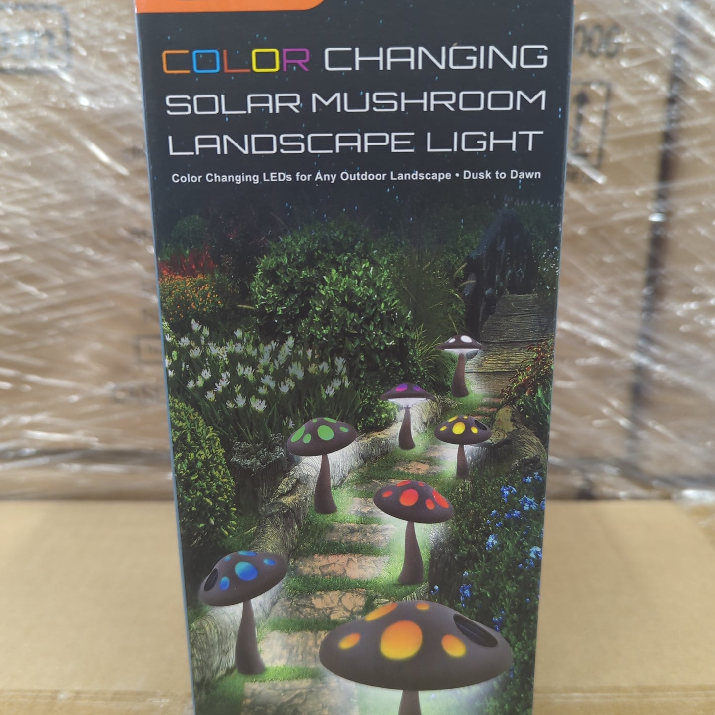 Color Changing Solar Mushroom Landscape Lights