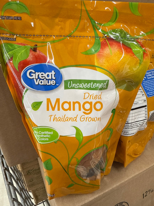Unsweetened Dried Mango 16oz