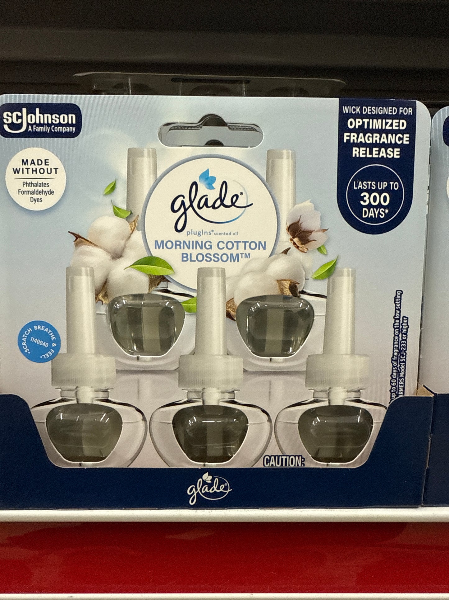 Glade Scented Oil Morning Cotton Blossom 5ct