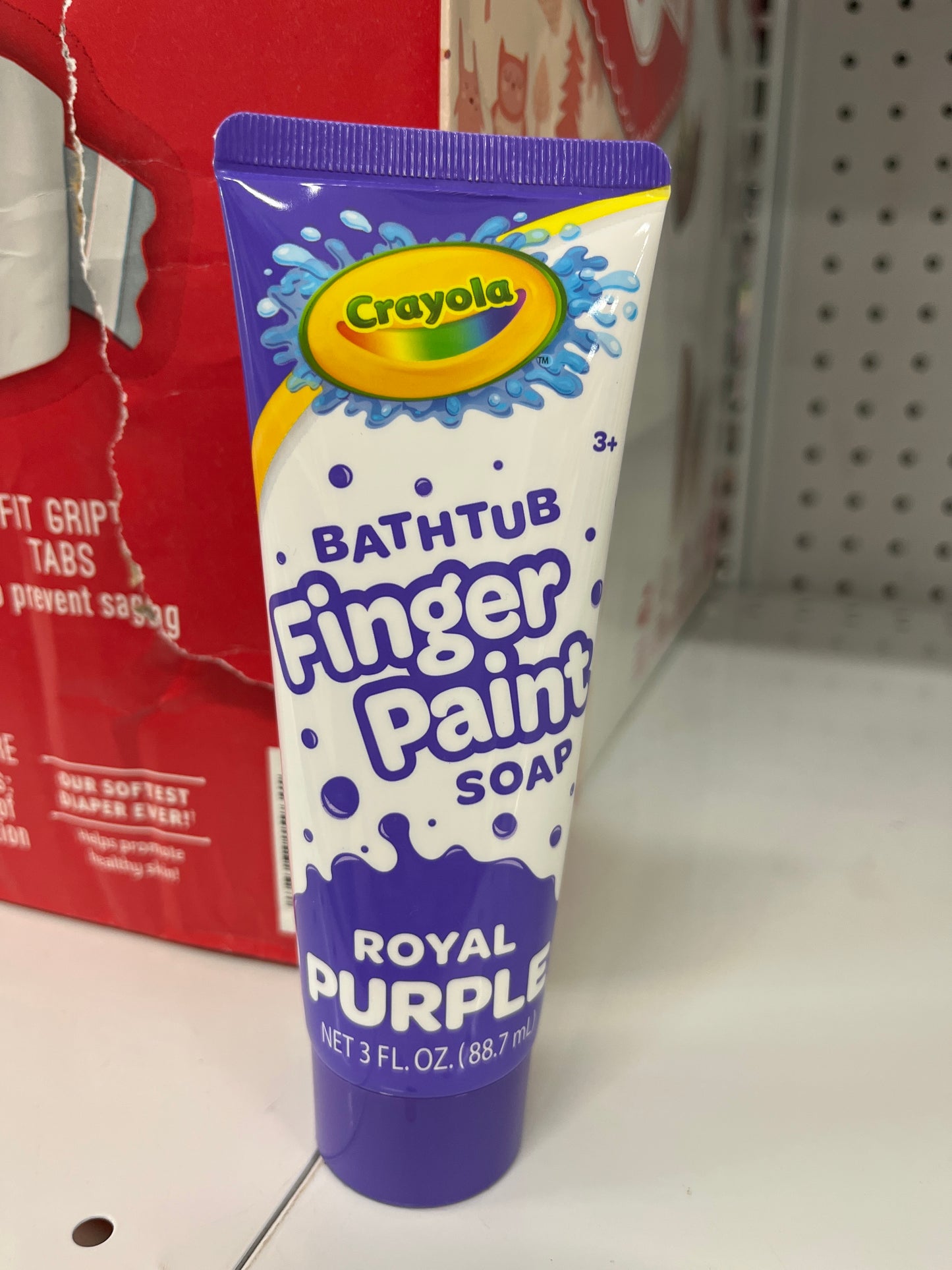 Crayola fingerprint purple