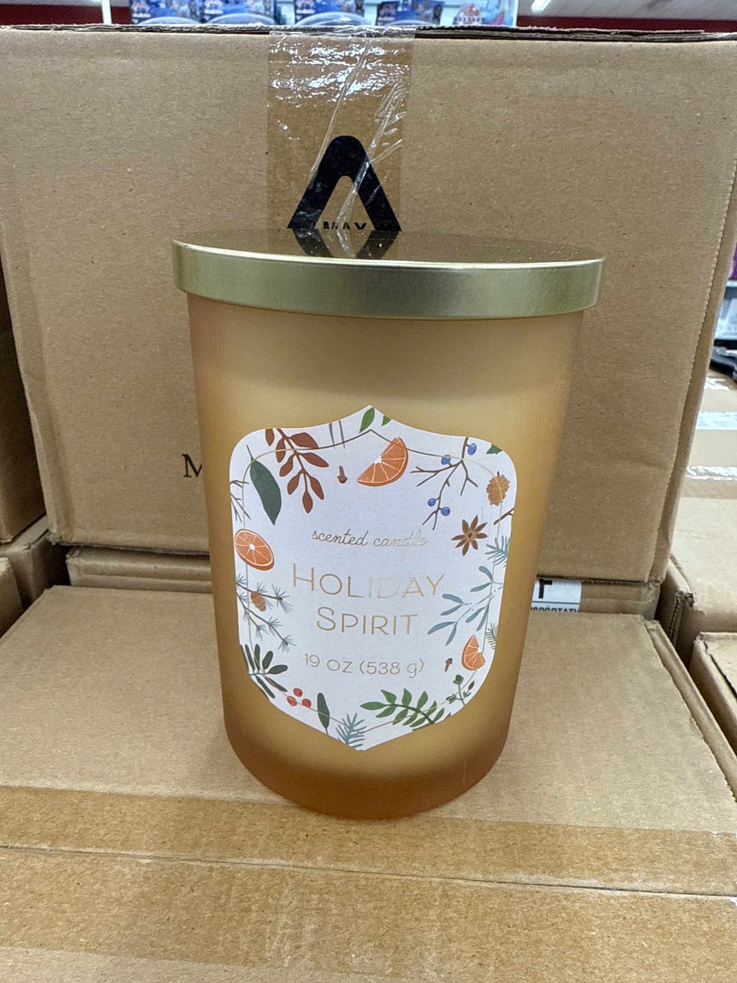 Holiday spirit 19oz candle