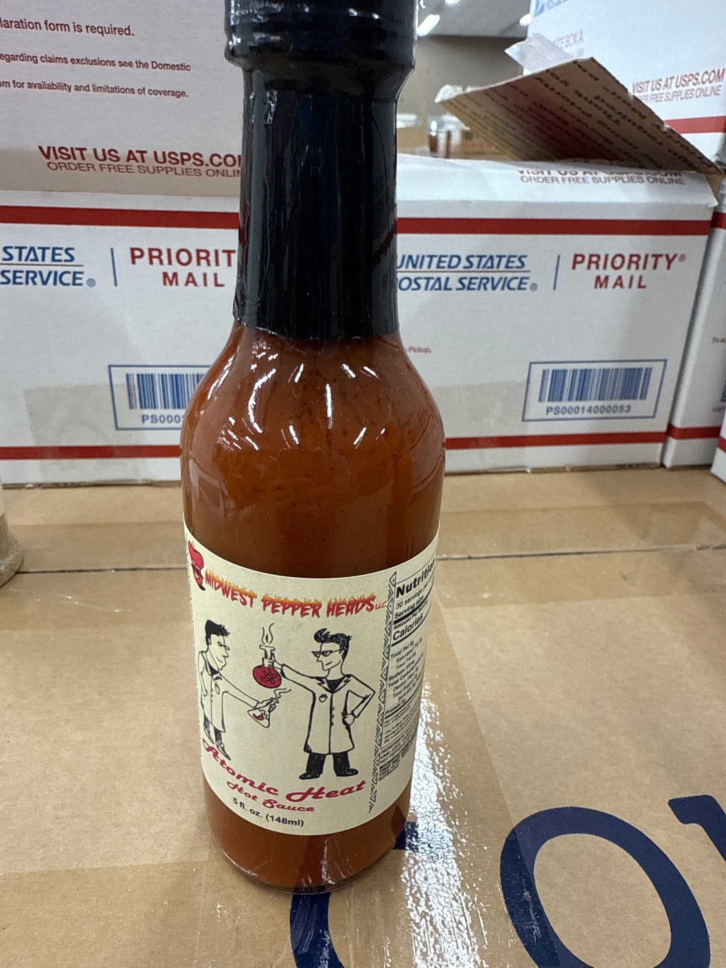 Atomic heat hot sauce