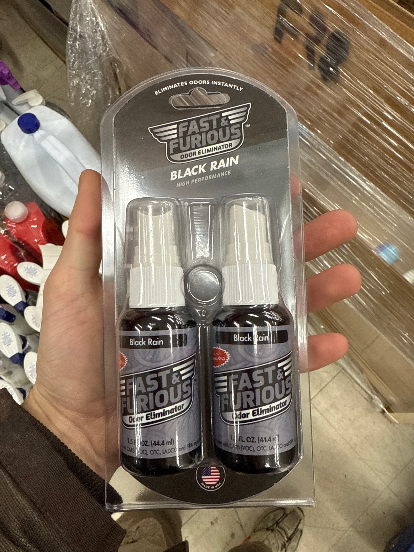 Fast&Furious Odor Eliminator Black Rain