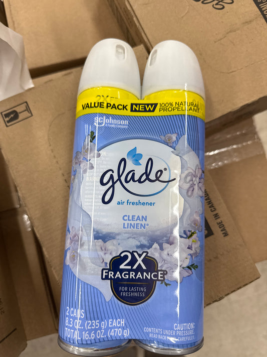 Glade Clean Linen Spray Value Pack