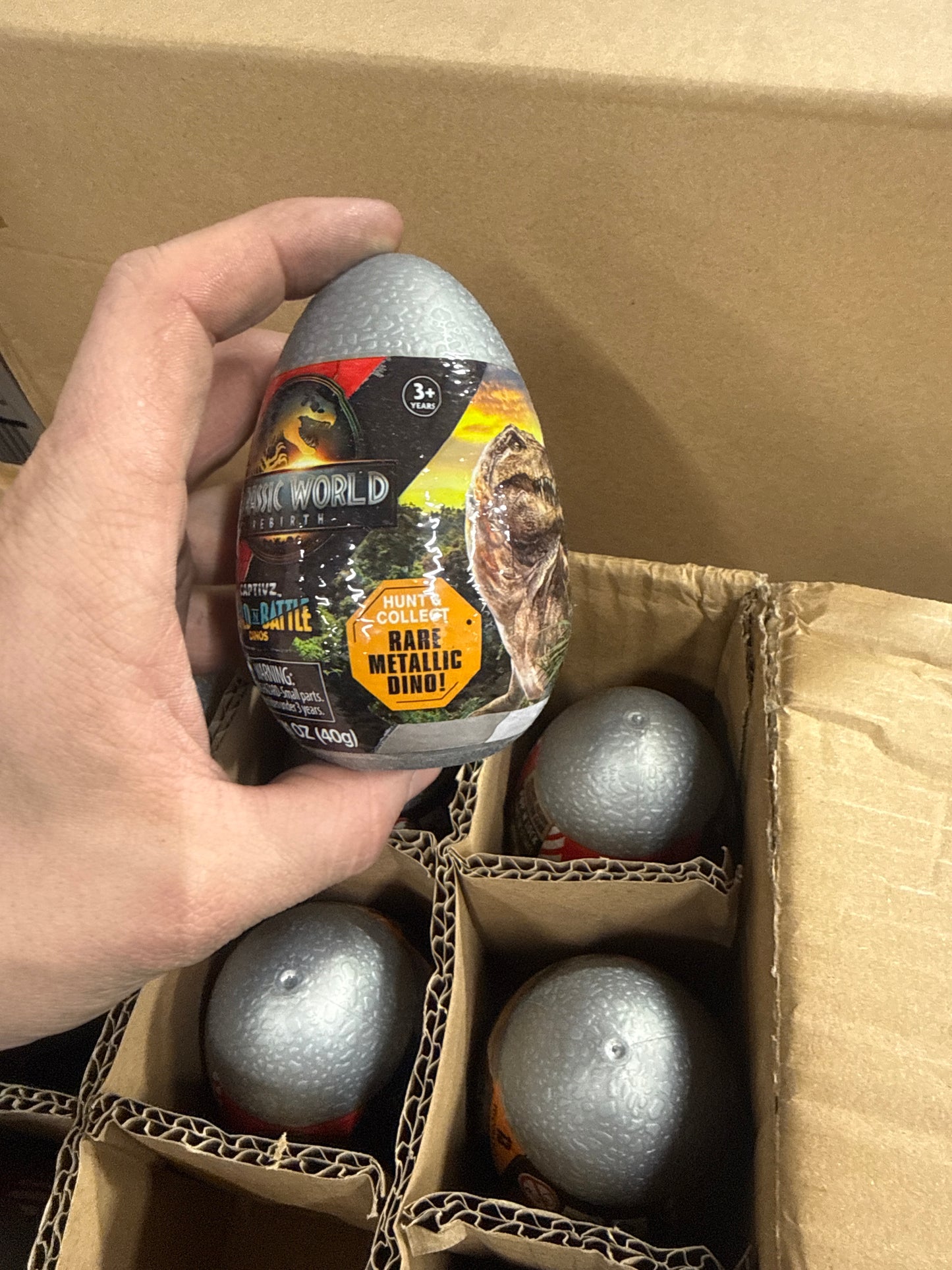 Jurassic world mystery egg