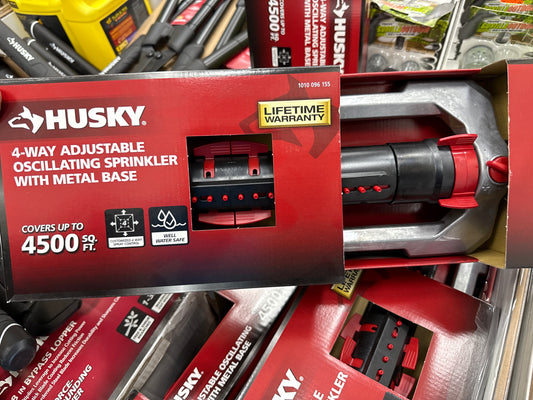 Husky 4way adjustable sprinkler