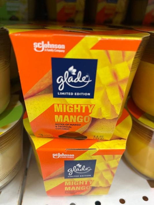 Glade Mighty Mango candle 6.8oz