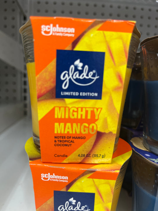 Glade Mighty Mango Candle 3.4oz