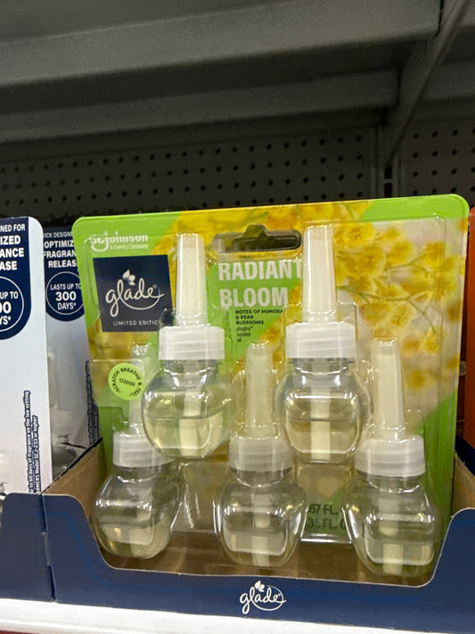 Glade Scented Oil Radiant Bloom 5ct