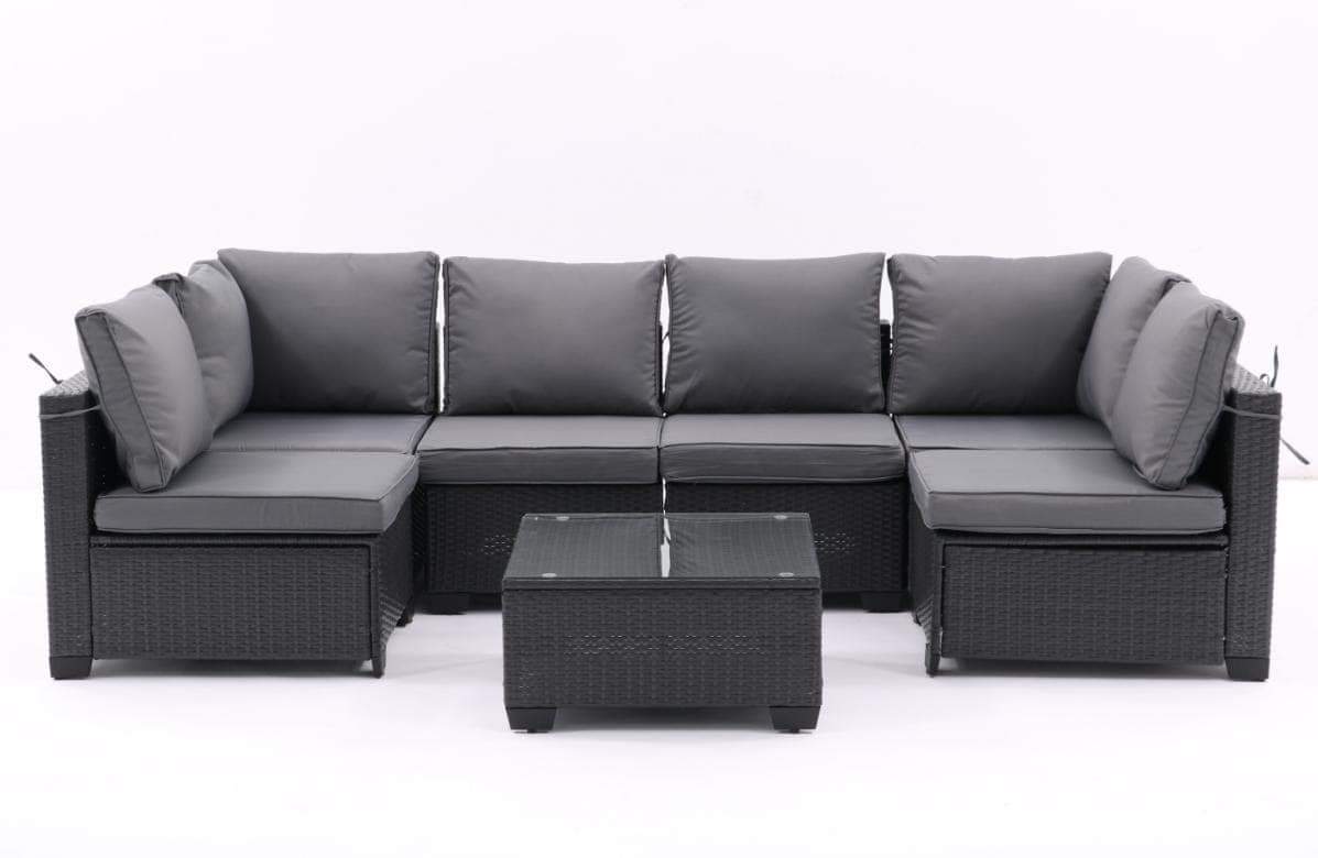 Outdoor Rattan Wicker Patio Sofa