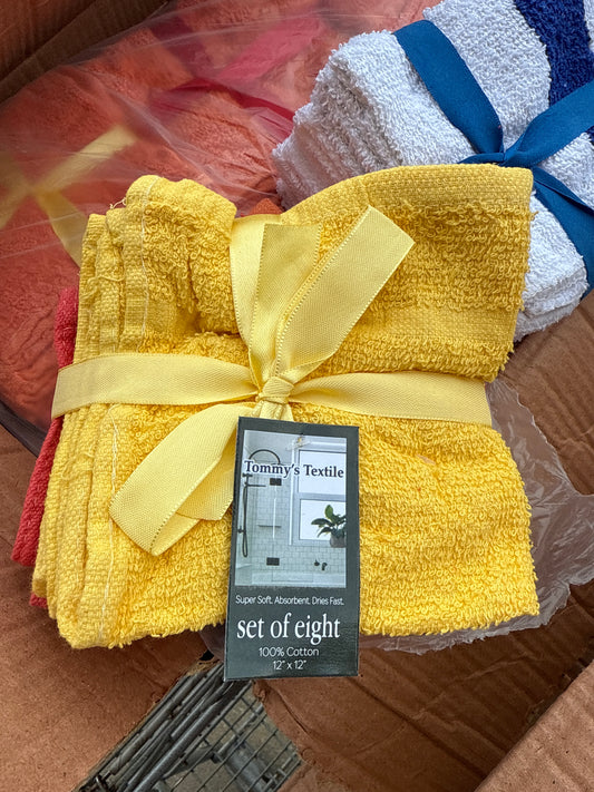 Set of 8 Washcloth $4.99
