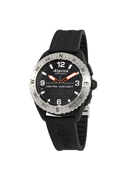 Alpiner X Quartz Black Dial Men's Smart Watch