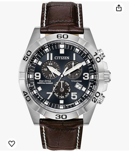 C4) Citizen Eco-Drive Brycen Chronograph Mens Watch, Super