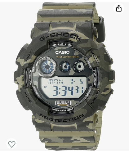 A23) Casio G-Shock Men's GD-120CM Camo Sport Watch