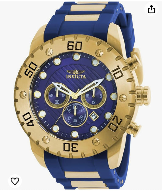 I5) Invicta Men's 20280 Pro Diver Analog Display Quartz Blue Watch