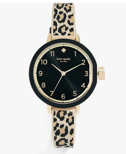 Ks4) Kate Spade New York Park Row Women's Watch with Silicone Band