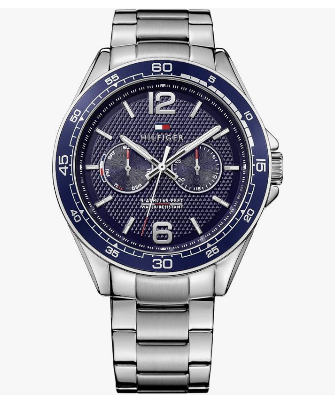 Th2) Tommy Hilfiger Men's 1791366 Sophisticated Sport Analog Display Quartz Silver Watch