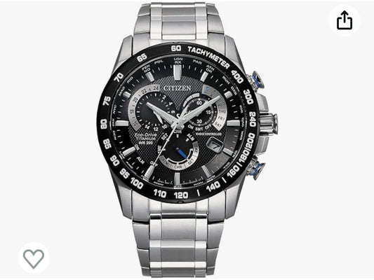 C27) Citizen Men's Eco-Drive Sport Luxury PCAT Chronograph Watch