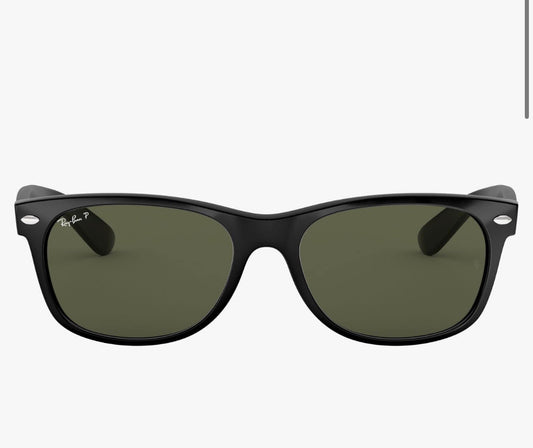 Rb5) Ray-Ban RB2132 New Wayfarer Square Sunglasses