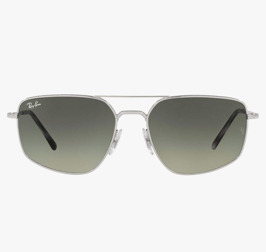 R12) Ray-Ban Rb3666 Rectangular Sunglasses