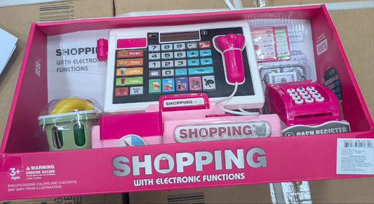 Cash Register with Digital Calculator