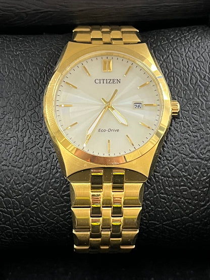 C24) Citizen Men's Corso Eco Drive Gold IP Watch

BM7332-53P