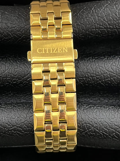 C24) Citizen Men's Corso Eco Drive Gold IP Watch

BM7332-53P