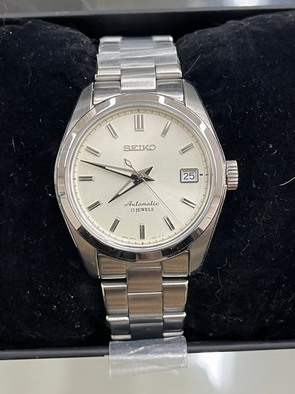 S19) SEIKO SARB035 Mechanical Automatic Stainless Steel Wrist Watch White Face Japan