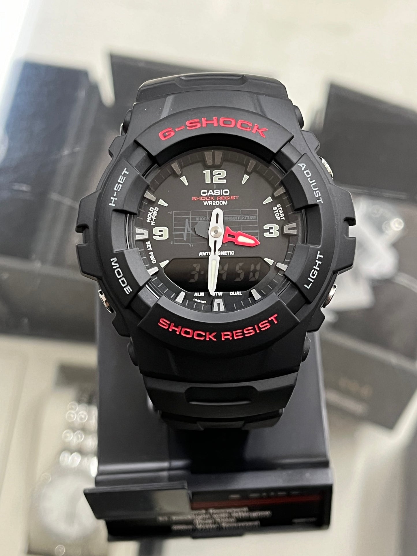 A28) Casio Men's G-Shock G100 Sport Watch