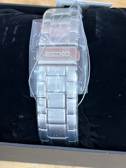 S38) Seiko Core Series Solar Watch with 41mm Stainless Steel Case and Bracelet #SNE323