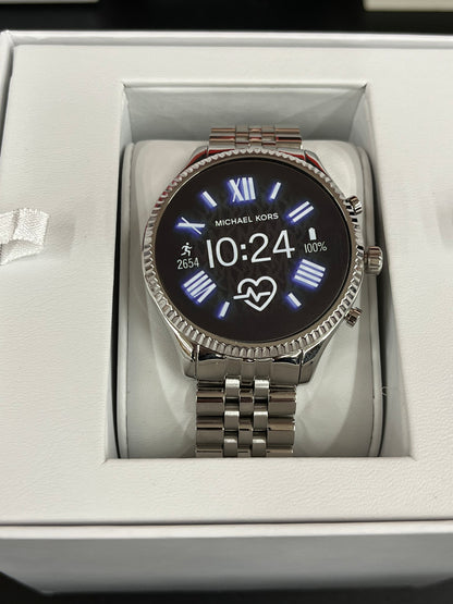 Mk8) Womens Smartwatch MICHAEL KORS LEXINGTON MKT5077 Stainless Steel Touchscreen