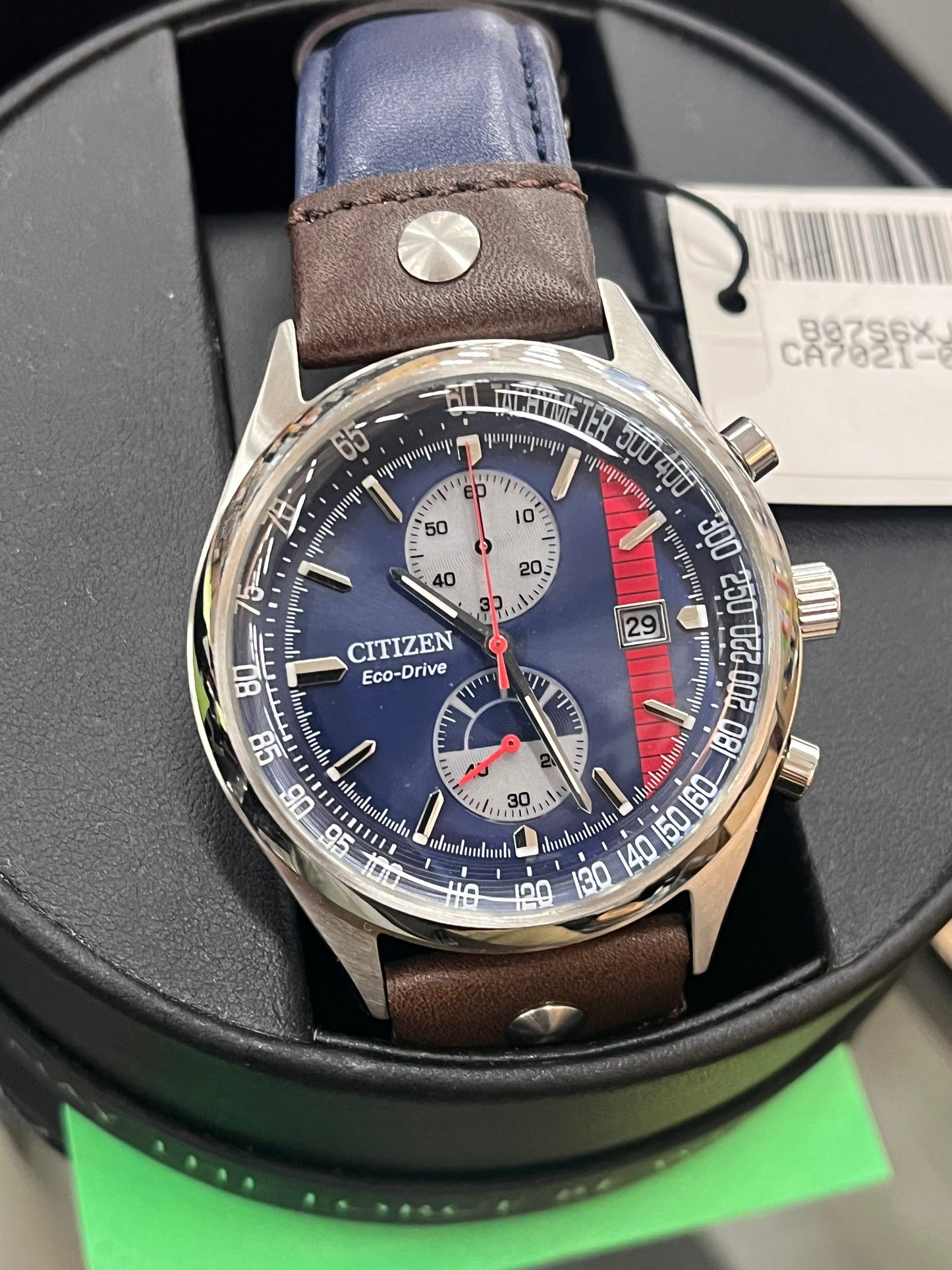 C65) Han Solo Blue Dial Leather Strap CA7021-04W