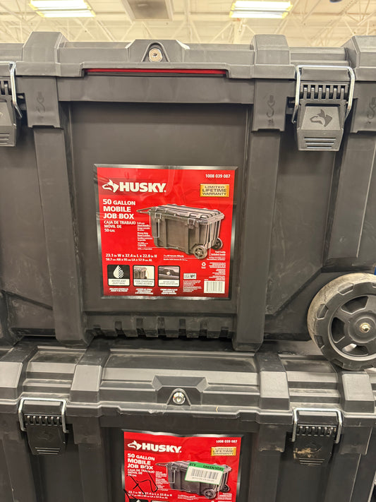 Husky 50 gal. Mobile job box