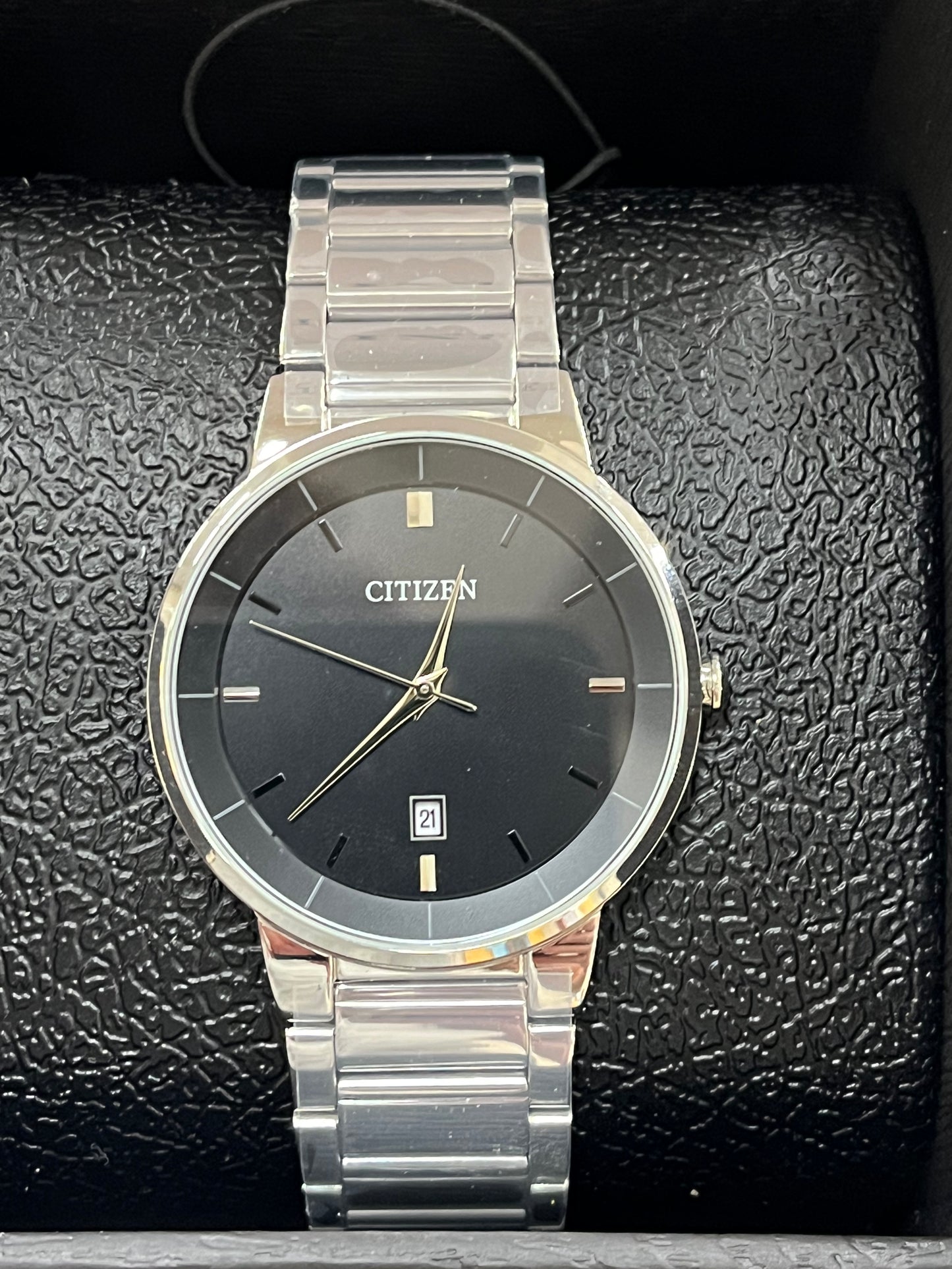 C68) Citizen Analog Black Dial Men's Watch-BI5010-59E