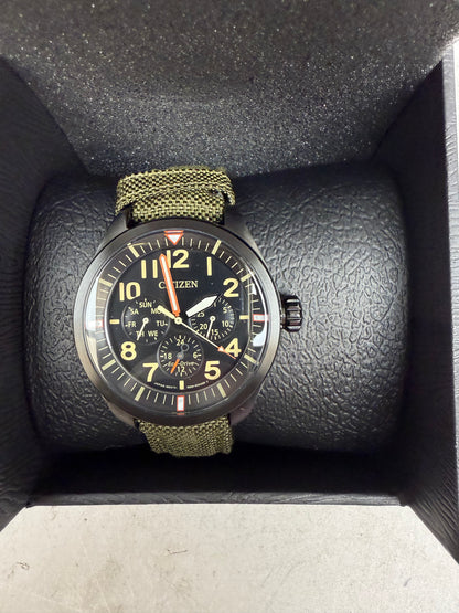 C100) Citizen Chandler Multifunction Black Dial Men's Watch
Item No. BU2055-16E
