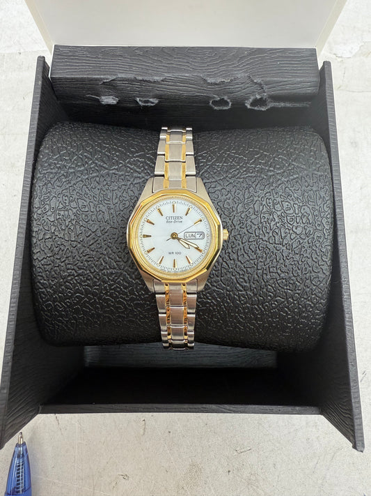 C109) Citizen Ladies two tone watch