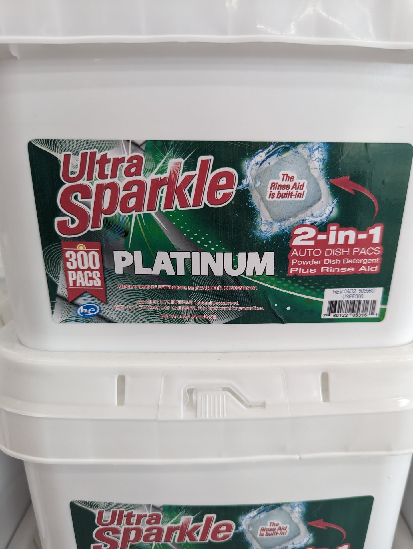 Ultra Sparkle Platinum 2 in 1 Dishwasher Pods