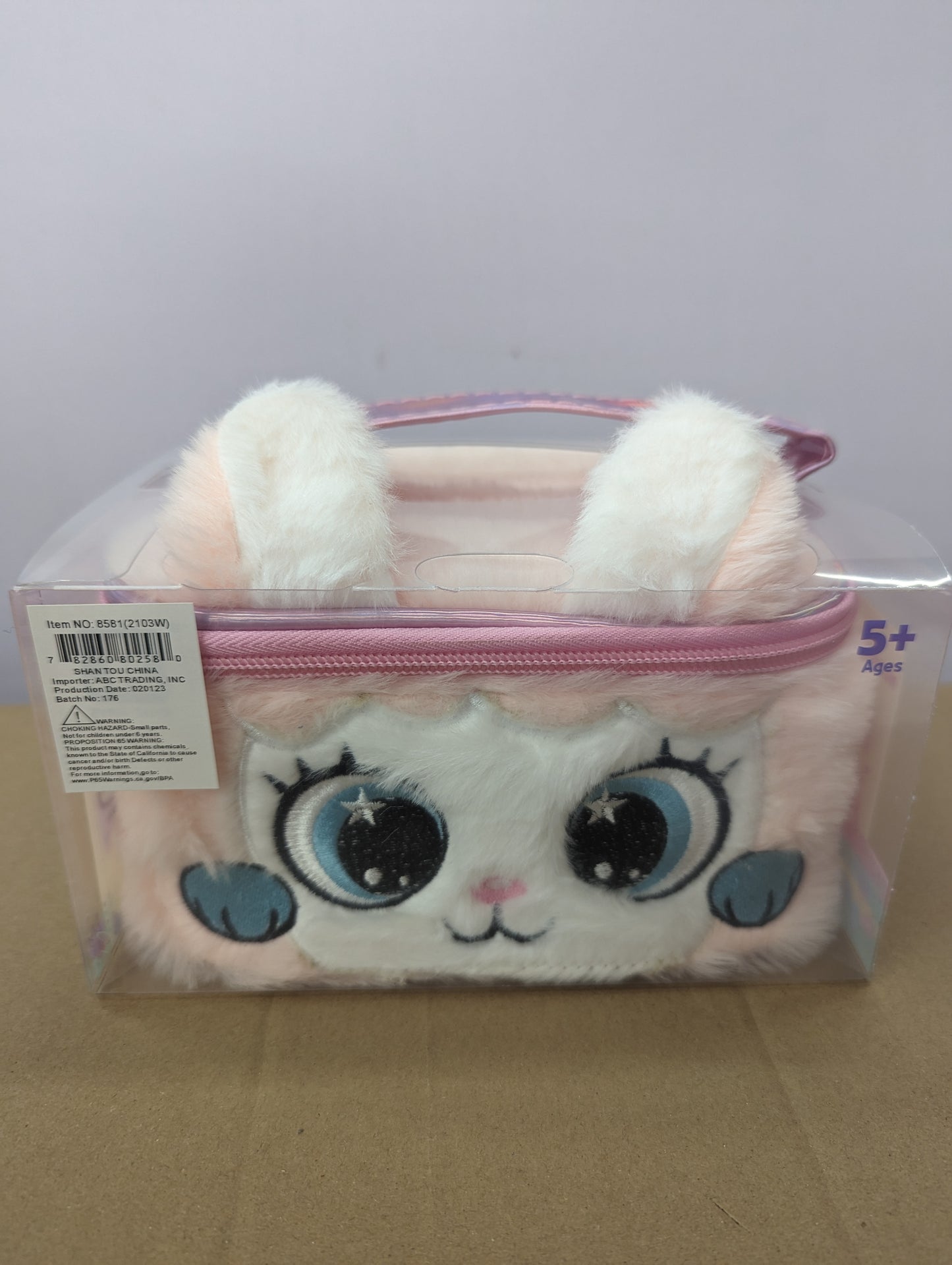 Furry Bunny Makeup Bag