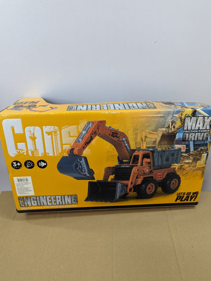 Friction Excavator with Lights and Sounds Toy