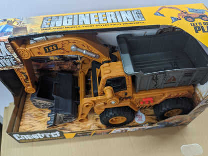 Friction Excavator with Lights and Sounds Toy