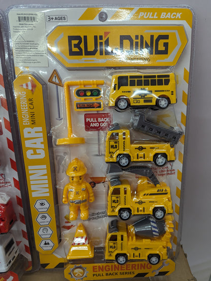 Rescue and Building Engineering Construction Playset Toy