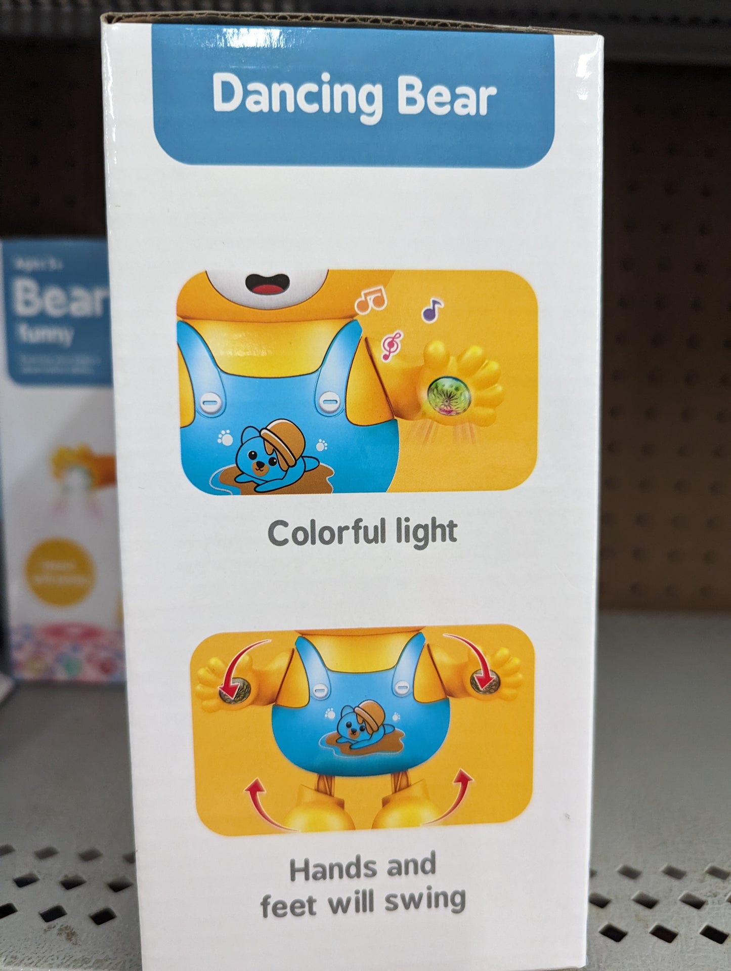 Light Up Dancing Bear Toy