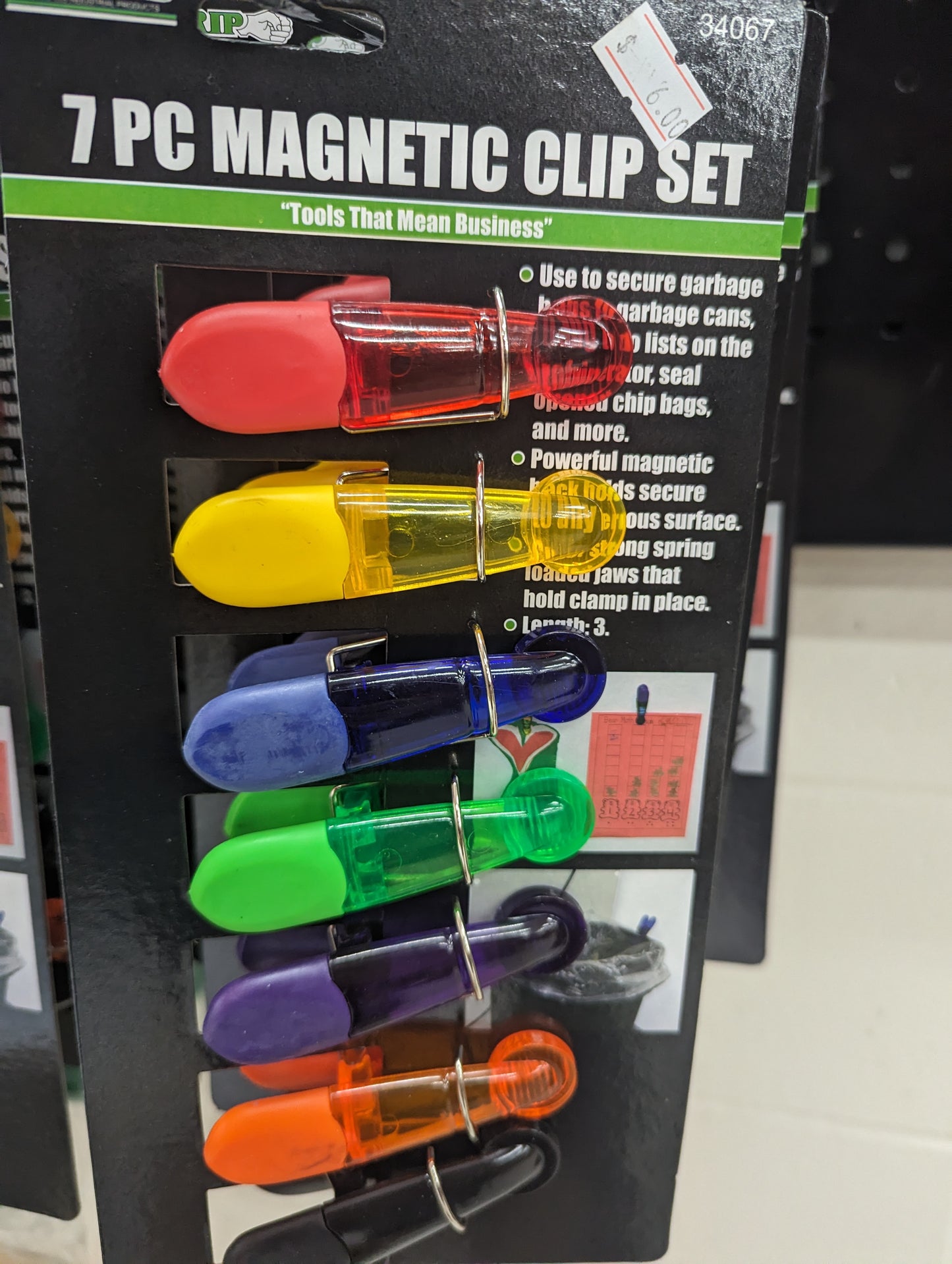 7 PC Magnetic Clip Set