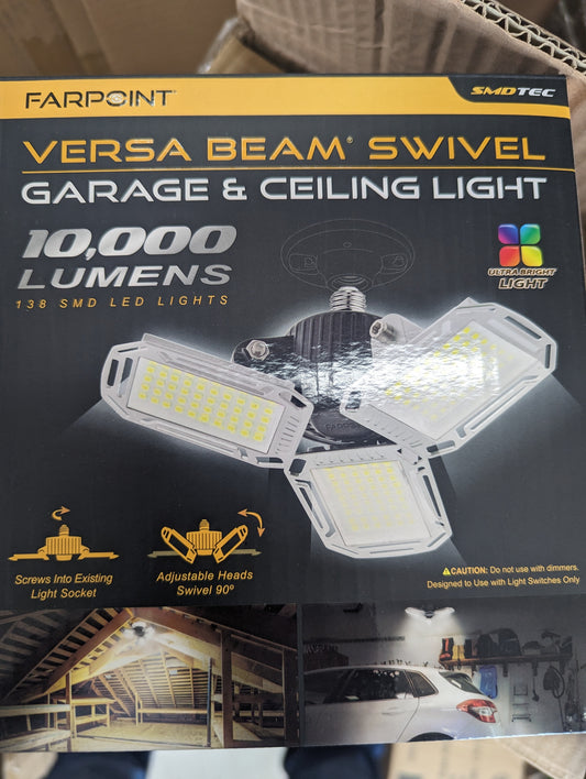 10k Lume Swivel Garage Ceiling Light