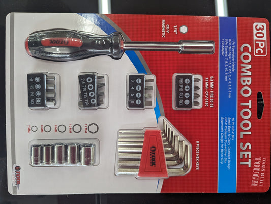 30 PC Combo Tool Set