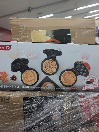 Mini Waffle 3pc Halloween